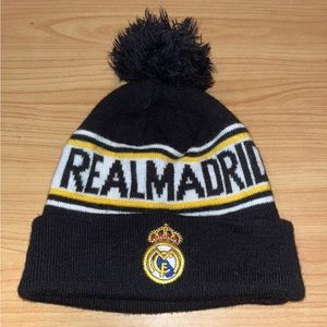 Real Madrid Sports Beanie with Pom Pom